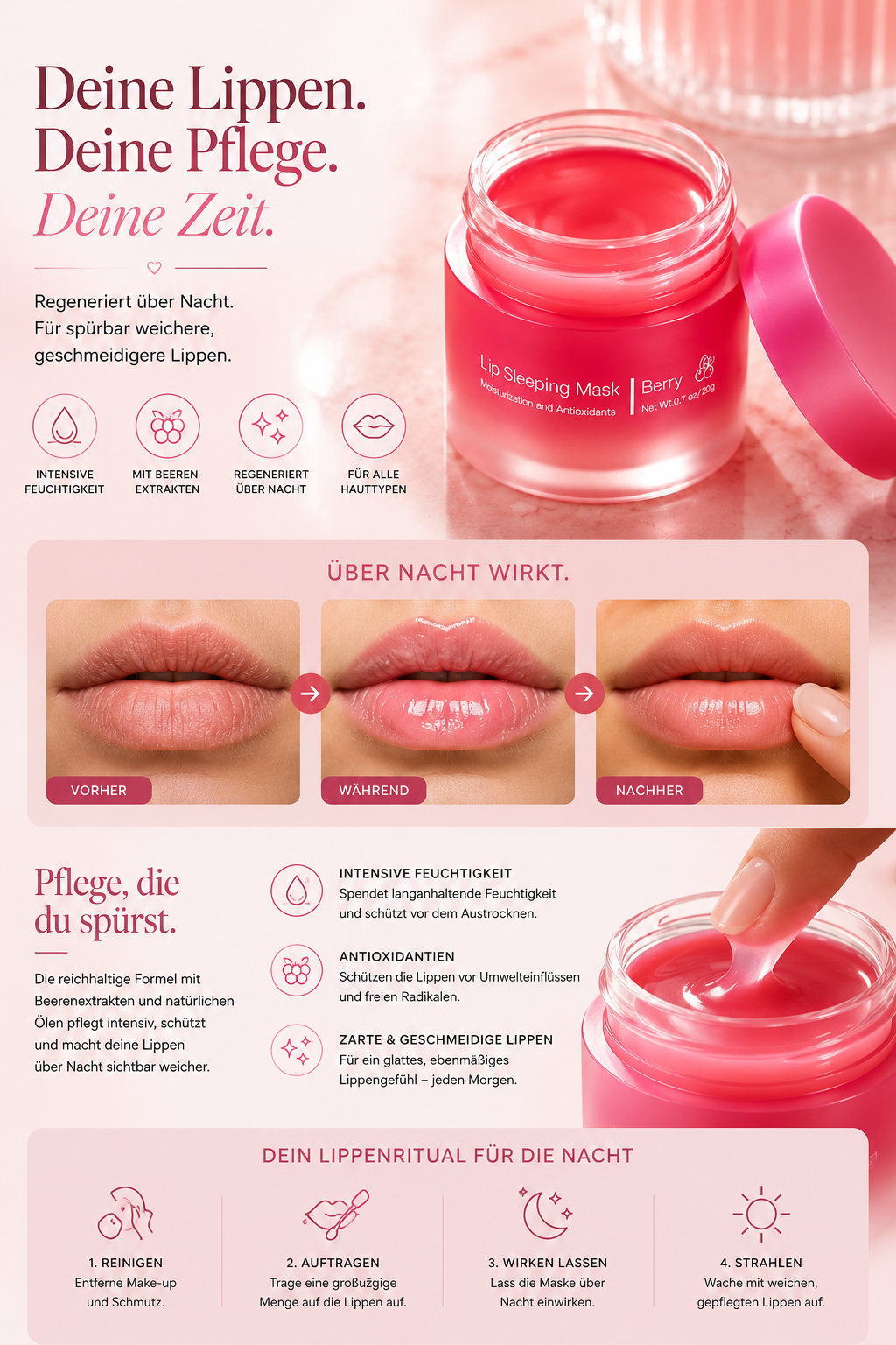 Leonie Paris™ Berry Kiss Lip Mask