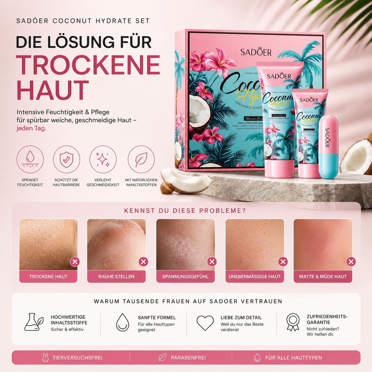 Leonie Paris™ Coconut Élégance Set