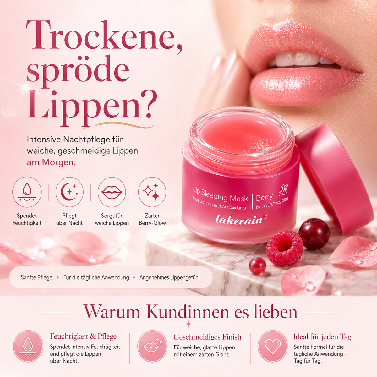 Leonie Paris™ Berry Kiss Lip Mask